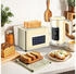 HomCom Frühstücksset (Wasserkocher + Toaster)