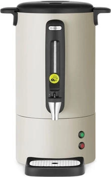Hendi Kaffeemaschine Perkolator 211557 bis 48 Tassen 7 Liter hellgrau mit Rundfilter