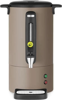 Hendi Kaffeemaschine Perkolator 211564 bis 48 Tassen 7 Liter taupe mit Rundfilter