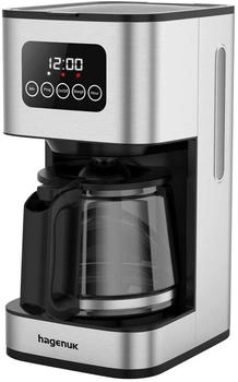 Hagenuk Kaffeemaschine digital mit 1,5 Litern Fassungsverm&ouml;gen 8001219