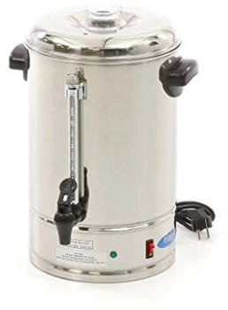 Maxima Kaffeemaschine 10 l 80 Tassen abnehmbarer Edelstahl-Kaffeefilter