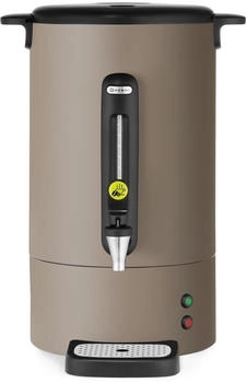 Hendi Kaffeemaschine Perkolator 211588 bis 95 Tassen 14 Liter taupe mit Rundfilter