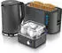 Arendo Frühstücks Set Wasserkocher 1,5l 4 Scheiben Toaster & 8er Eierkocher