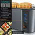 Arendo Frühstücks Set Wasserkocher 1,5l 4 Scheiben Toaster & 8er Eierkocher