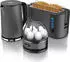 Arendo Frühstücks Set Wasserkocher 1,5l 4 Scheiben Toaster & 7er Eierkocher