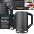 Arendo Frühstücks Set Wasserkocher 1,5l 4 Scheiben Toaster & 7er Eierkocher