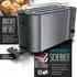 Arendo Frühstücks Set Wasserkocher 1,5l 4 Scheiben Toaster & 7er Eierkocher