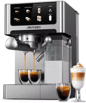 AIRMSEN Espressomaschine 20 Bar 1,8L