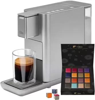 Eduscho Qbo ICONIC Premium Kapselmaschine grau