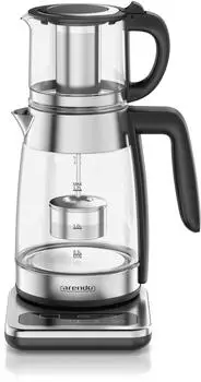 Arendo 2in1 Glas-Teebereiter 40&deg;-100&deg;C 1.8l 2200w 307979
