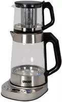 Unold Samowar "Selin" 1 l 1800 W Teekanne und Wasserkocher in einem Ger&auml;t