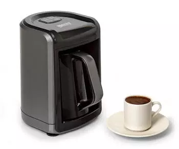 Meray Türkische Kaffeemaschine Közde Single Einzelkanne bis zu 4 Tassen schwarz