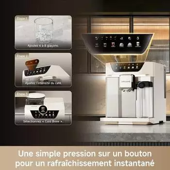Dreame Ecceluxe Master – Dreame Ecceluxe Master – Kaffeevollautomat mit 19 Bar Pumpendruck und Milchsystem