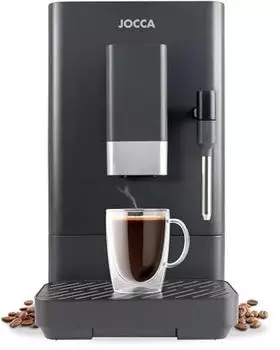 Jocca Macchina Caff&egrave; Automatica Espresso con Macinacaff&egrave; ed Erogatore di Vapore Caff&egrave; in Grani per Espresso, Doppio e Americano - SuperAutomatica