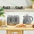 autolock Frühstücks-Set 2-in-1 Toaster und Wasserkocher Set 1,7L Wasserkocher 4 Scheiben Toaster