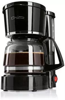 Barista Kaffeeautomat schwarz Kunststoff Glas