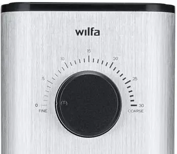 Wilfa Zense AluX CG3AB-125 silber – Drei Dutzend Mahlstufen decken verschiedene Brühmethoden ab
