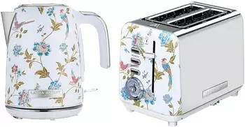 Laura Ashley Laura Ashley Wasserkocher-Toaster-Set Elveden wei&szlig;