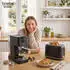Briebe Nordic Set Kaffeemaschine 20 Bar Toaster 2 Breite Scheiben SKT1221BLK Schwarz