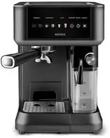 KARACA Espressomaschine MyCaffe Barista S10 1,8 Liter Mattschwarz, Halbautomatische