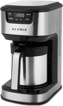 KLAMER Filterkaffeemaschine Grau 95337
