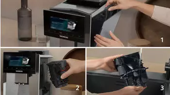 Siemens TQ927FZ3 EQ900 plus Edelstahl – Automatische Reinigungsprogramme reduzieren den Pflegeaufwand erheblich