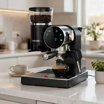 casa NOVA Crema schwarz – Präzise Einstellmöglichkeiten für individuellen Geschmack