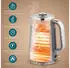 HomCom Frühstücks-Set Wasserkocher mit Warmhaltefunktion (2-tlg) 4 Scheiben Toaster mit 7 Bräunungsstufen