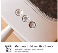 PHILIPS baristina Espressomaschine "BAR308/00 mit Mahlwerk f&uuml;r ganze Bohnen,