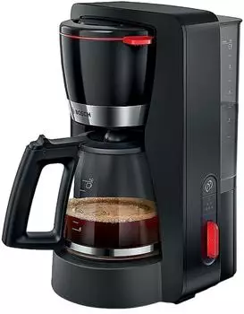 Bosch BOS TKA4M233 Amerikanische Kaffeemaschine 1200W Filterkaffeemaschine Schwarz