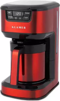 KLAMER Filterkaffeemaschine K-CM-F-1000-RD