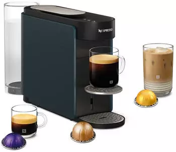 Nespresso Krups VERTUO Up XN9404F0 Ocean Blue – Nespresso VERTUO Up XN9404F0 Ocean Blue mit App-Bedienung