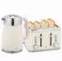 HomCom Wasserkocher Toaster Set 1,7L Schnell Wasserkocher 4 Scheiben Toaster