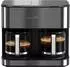 ProfiCook Kaffeemaschine PC-KAD 1308 mit 2 Glaskannen 2x 1,8 Liter 2000 Watt dark inox