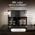 ProfiCook Kaffeemaschine PC-KAD 1308 mit 2 Glaskannen 2x 1,8 Liter 2000 Watt dark inox