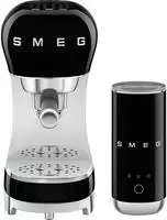 Smeg ECF12BLEU, SMEG ECF12BLEU Bundle Siebtr&auml;germ. + Milchaufsch&auml;umer