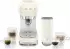Smeg ECF12 Espressomaschine mit Milchaufschäumer, creme (ECF12CREU)