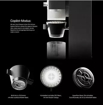 xBloom Studio Twilight – 80 Mahlgradstufen für individuelle Kaffeestärke