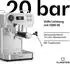 Klarstein Libeica Siebträgermaschine 1360W 20bar silber (10048787)