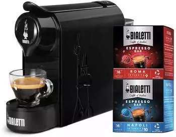 Bialetti Gioia Pad-Kaffeemaschine 0,5l 1200W, schwarz (098150552/NP)