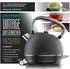 Arendo Frühstücks-Set Edelstahl Wasserkocher 1,7l Toaster 4 Scheiben Kurzschlitz Cool Grey