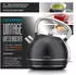 Arendo Vorteils-SET Wasserkocher 2200W & Toaster 4 Scheiben LCD Anzeige Schwarz