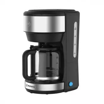 Westinghouse Filterkaffeemaschine Basic-Serie 10 Tassen, Permanentfilter, Glaskanne, silber