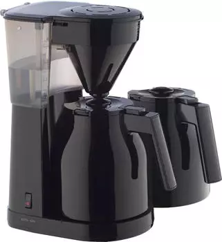 Melitta Easy Therm Kaffeemaschine mit 2 Kannen schwarz (1023-06)
