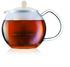 Bodum Assam Teebereiter mit Glasgriff und farbigem Deckel 0,5 L