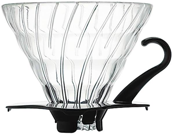 Hario V60 Glass Coffee Dripper 01 schwarz