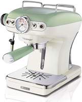Ariete Espressomaschine Vintage 1389, f&uuml;r Kaffeepulver & ESE-Pads, 1-2 Tassen,