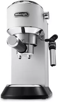 De'Longhi Dedica Style EC 685.W weiß – Von Espresso bis Cappuccino – mit integriertem Milchaufschäumer