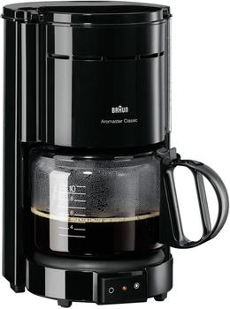 Cafetière Filtre Braun IDCollection KF 5105 BK - AromaSelect, 10 Tasses Isothermes, 1000 W - Noir/Inox