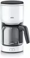 Braun KF3120, Braun KF 3120 WH Filterkaffeemaschine | 10 Tassen | Glaskanne Braun KF3120, Braun KF 3120 WH Filterkaffeemaschine | 10 Tassen | Glaskanne